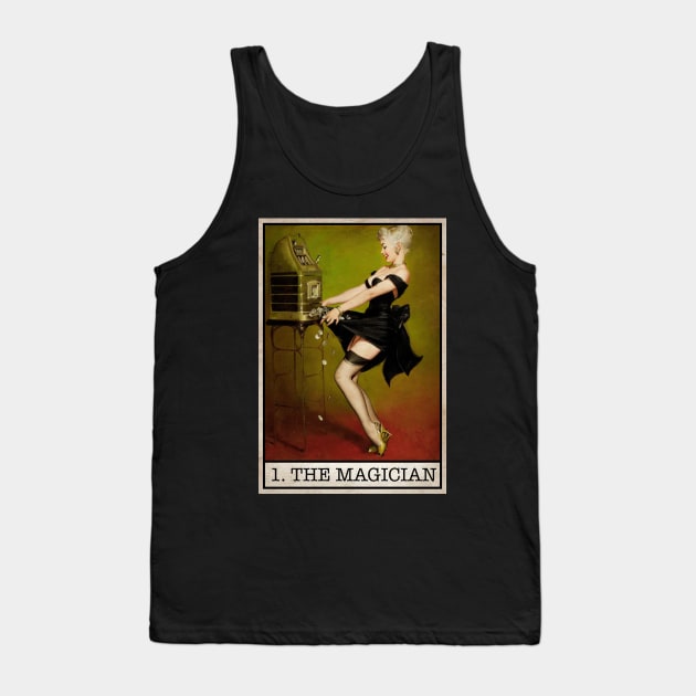 Tarot - The Magician Tank Top by Gwraggedann